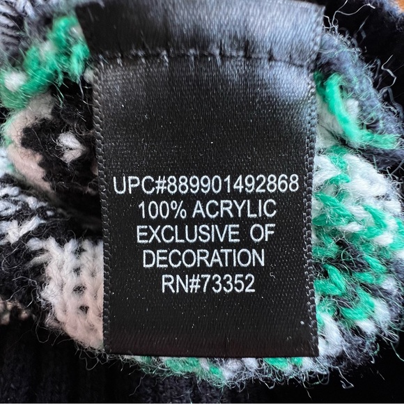 ⭐️ Ugly Christmas Sweater Tunic Girl Elf w/ Tutu and Long Legs Size LARGE - Picture 11 of 15